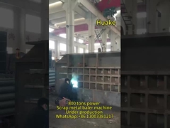 Máquina de reciclagem de metais para empilhadeira automática de 800 toneladas Potência 700 * 700mm