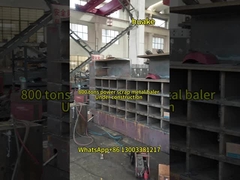 máquina de empilhadeira de resíduos de aço de potência de 800 toneladas máquina de empilhadeira de resíduos de resíduos pesados