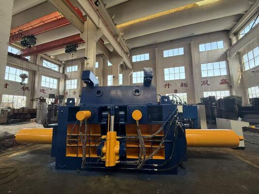 Comprar Baler de metal industrial de 315 toneladas de potência com tempo de ciclo rápido e controle PLC para reciclagem de sucata de alto rendimento online manufacture