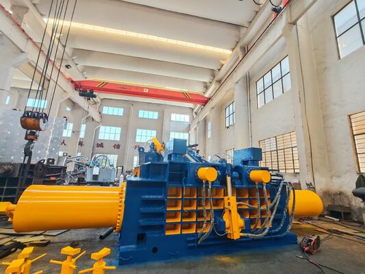 comprar Enfardadeira hidráulica de sucata Y81QF-800-1 – Compressão de metal automatizada e de alta densidade com HMI online manufacture